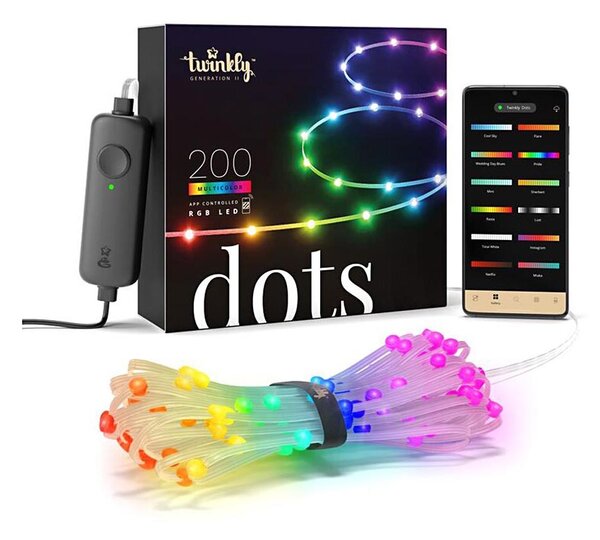 Twinkly TWD200STP-TEU - LED RGB Vonkajší stmievateľný pásik 200xLED 10m IP44 WiFi
