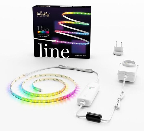 Twinkly TWL100STW-WEU - LED RGB Stmievateľný pásik LINE 100xLED 1,5 m Wi-Fi