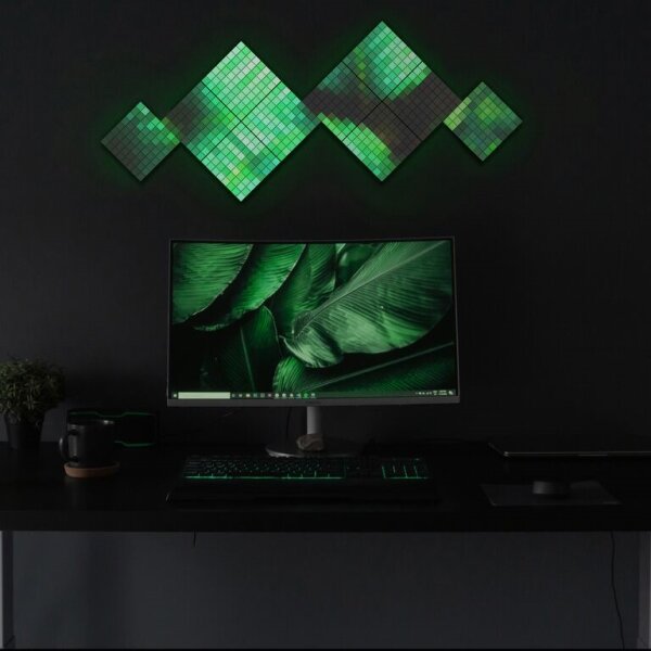 Twinkly TWQ064STW-07-BEU - SADA 6xLED RGB Panel SQUARES 64xLED 16x16 cm Wi-Fi