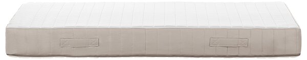 Vreckový pružinový matrac 90 x 200 cm latexová výplň stredne tvrdý so snímateľným poťahom moderný prešívaný