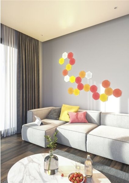 Nanoleaf NL42-6002HX-15PK - SADA 15x LED RGB Stmievateľný panel LED/2W/230V