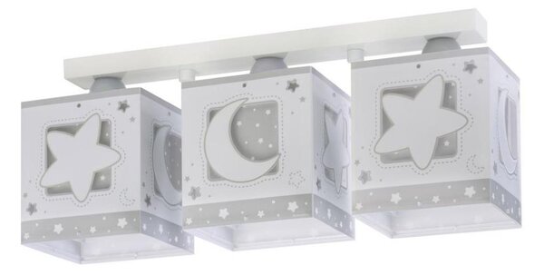 Dalber 63233NE - Detské stropné svietidlo MOONLIGHT 3xE27/60W/230V