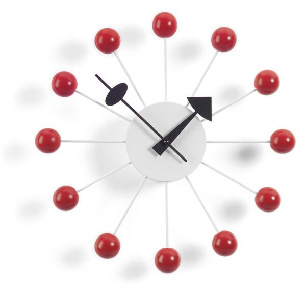 Vitra Hodiny Ball Clock, red