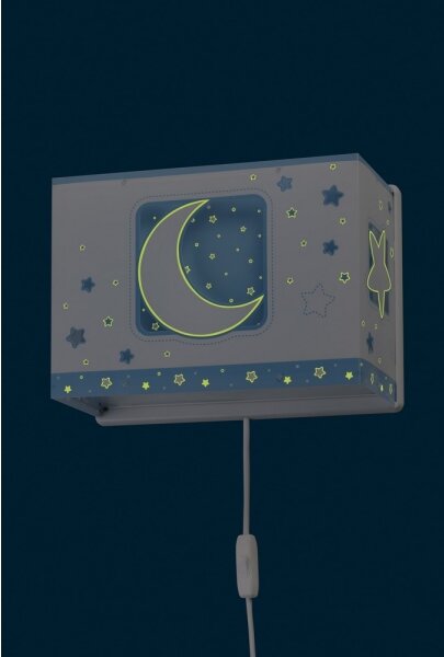 Dalber D-63238T - Detské nástenné svietidlo MOONLIGHT 1xE27/60W/230V