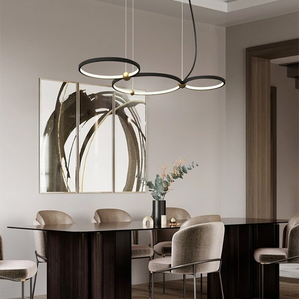 TooLight Stropné svietidlo Black Ring
