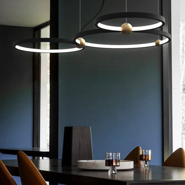 TooLight Stropné svietidlo Black Ring