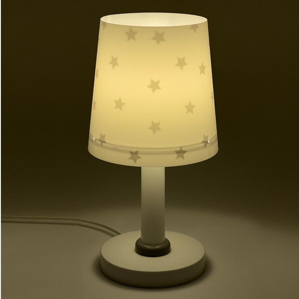 Dalber 82211B - Detská lampička STAR LIGHT 1xE14/40W/230V biela