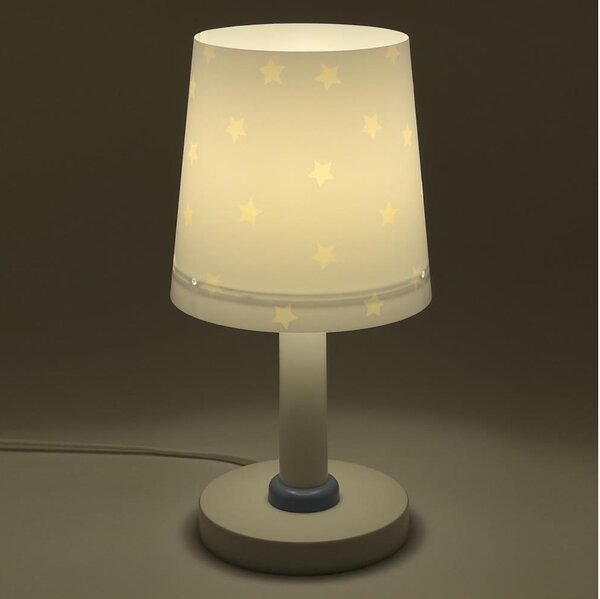Dalber 82211T - Detská lampička STAR LIGHT 1xE14/40W/230V modrá