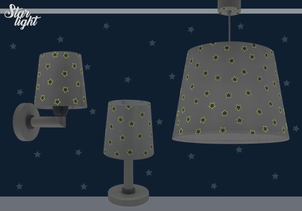 Dalber 82211B - Detská lampička STAR LIGHT 1xE14/40W/230V biela