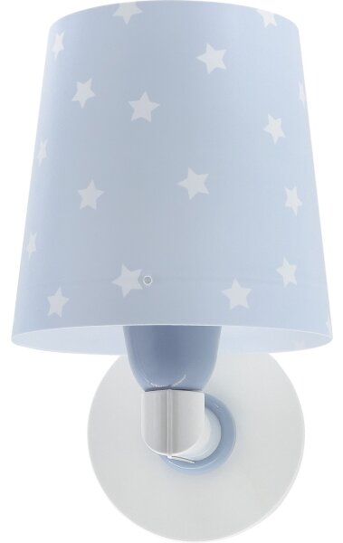 Dalber 82219T - Detské nástenné svietidlo STAR LIGHT 1xE27/60W/230V modrá