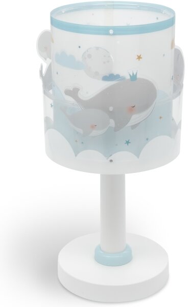 Dalber 61171T - Detská lampička WHALE DREAMS 1xE14/8W/230V modrá