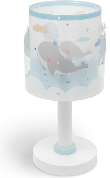 Dalber 61171T - Detská lampička WHALE DREAMS 1xE14/8W/230V modrá