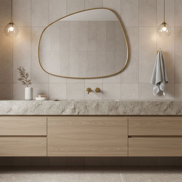Kúpeľňový vešiak Tomi 5805 Brush Gold