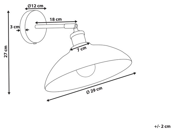 Nástenná lampa čierna a mosadz mangové drevo kužeľové tienidlo spálňa obývacia izba rustikálny moderný dizajn závesné svetlo