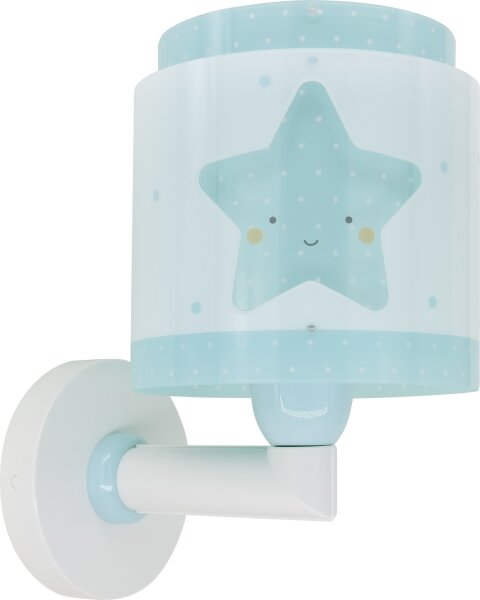 Dalber 76019T - Detské nástenné svietidlo BABY DREAMS 1xE27/15W/230V modrá