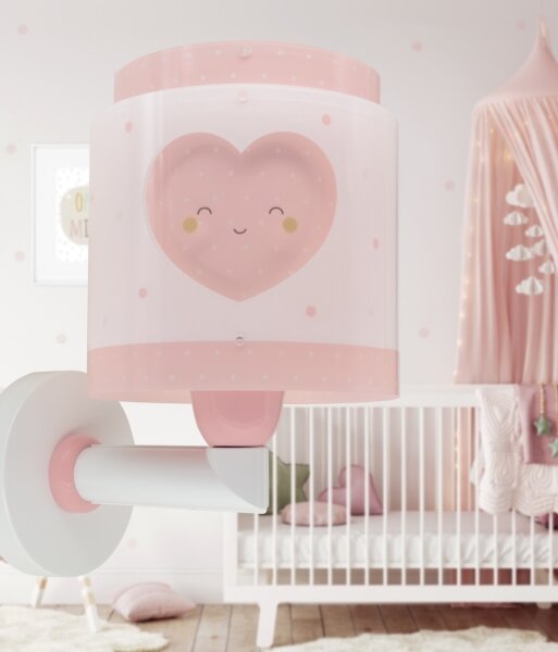 Dalber 76019S - Detské nástenné svietidlo BABY DREAMS 1xE27/15W/230V ružová