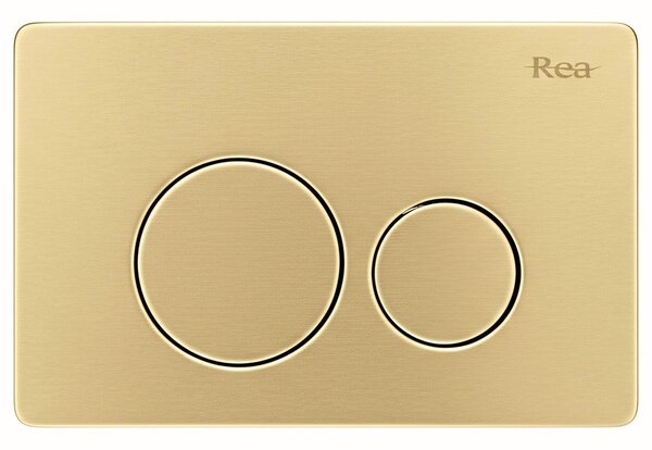 Podomietkový WC systém K011A-Q + tlačidlá I Brush Gold