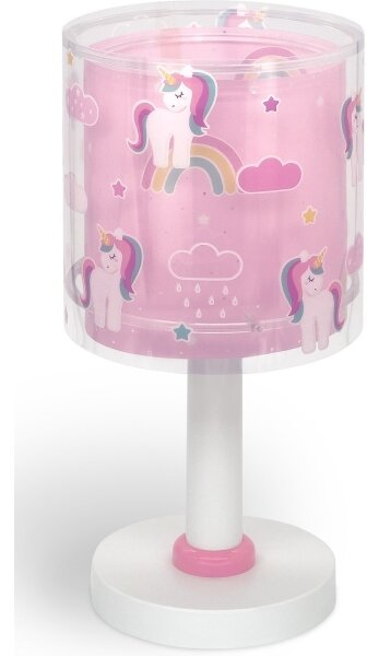Dalber 41591N - LED detská lampička UNICORNS 1xG4/4W/230V ružová