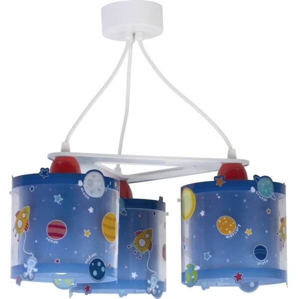 Dalber D-41344 - Detský luster PLANETS 3xE27/60W/230V