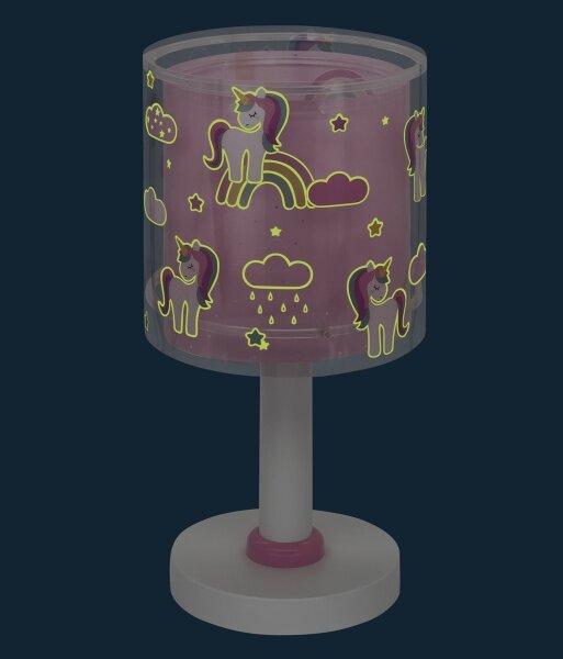 Dalber 41591N - LED detská lampička UNICORNS 1xG4/4W/230V ružová