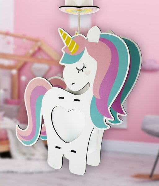Dalber 41597 - Detský luster UNICORN 1xE27/15W/230V