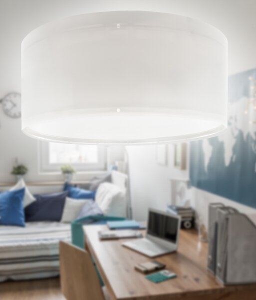 Dalber 42006E - Detské stropné svietidlo COLOR LIGHT 2xE27/15W/230V biela