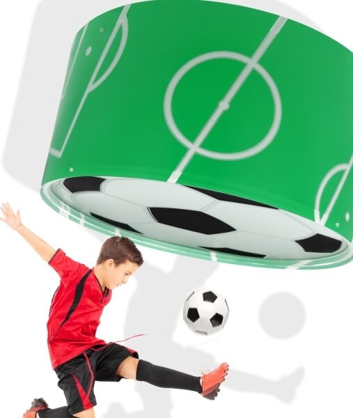 Dalber 41736 - Detské stropné svietidlo FOOTBALL 2xE27/15W/230V
