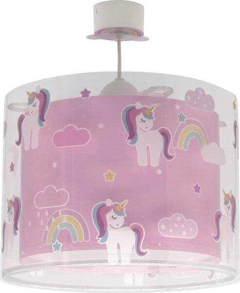 Dalber 41592 - Detský luster UNICORNS 1xE27/60W/230V