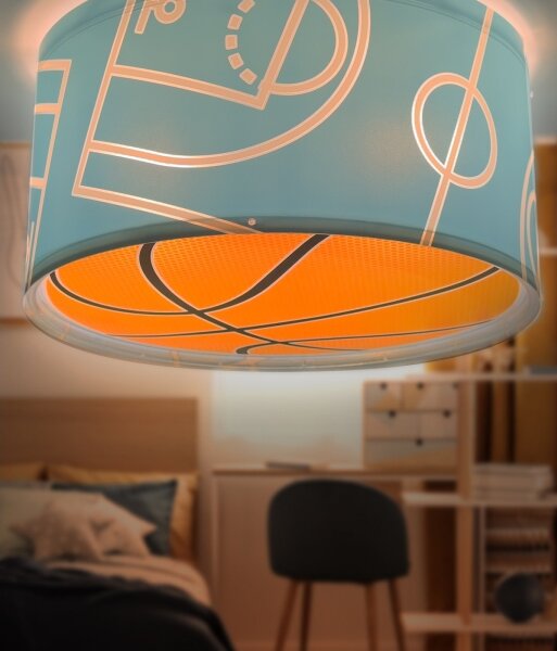 Dalber 41746 - Detské stropné svietidlo BASKET 2xE27/15W/230V