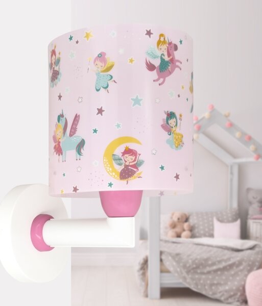 Dalber 42499 - Detské nástenné svietidlo FAIRY DREAMS 1xE27/15W/230V