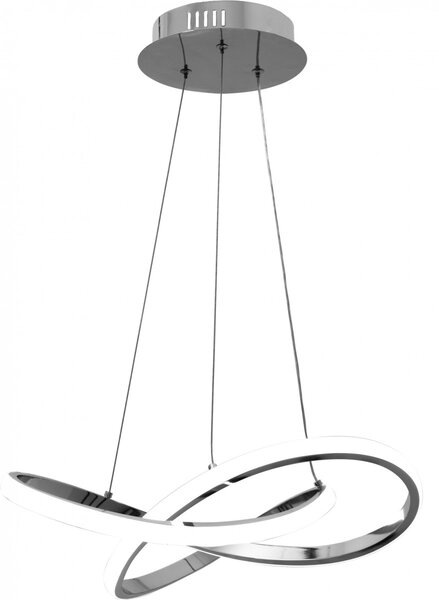 TooLight Stropné svietidlo Ring LED strieborné