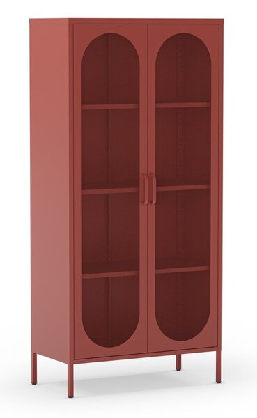 Skrinka v tehlovej farbe 80x170 cm Diora – Marckeric