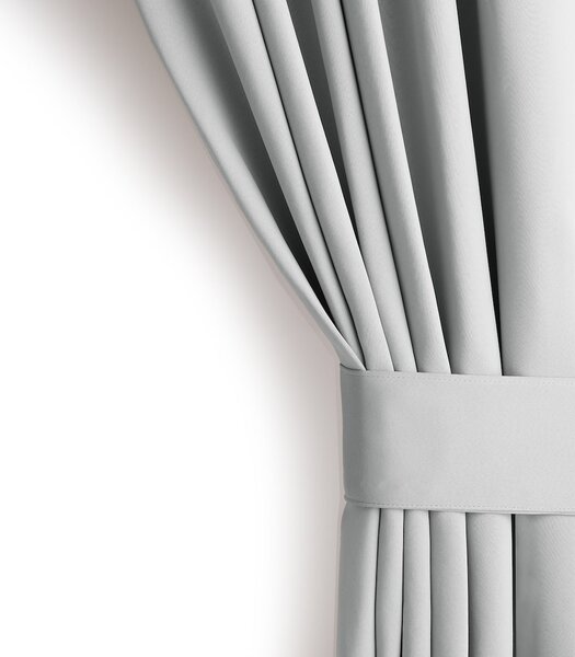 Záves AmeliaHome Blackout s multifunkčnou páskou svetlosivý, veľkosť 140x270