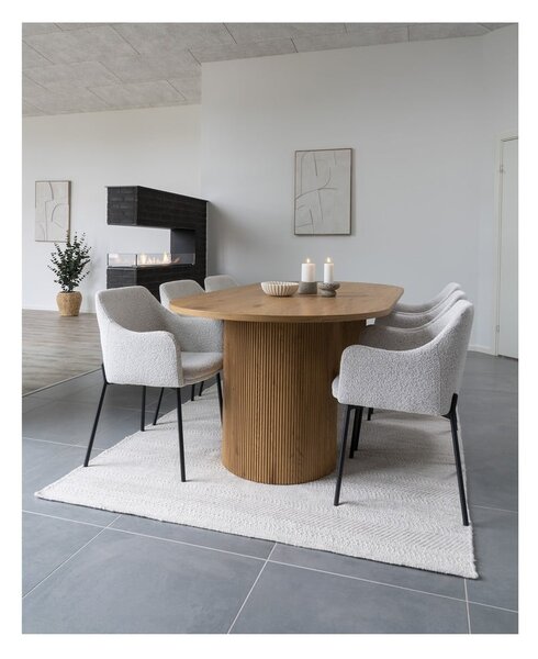 Jedálenský stôl v dekore topoľa 100x210 cm Boavista – House Nordic
