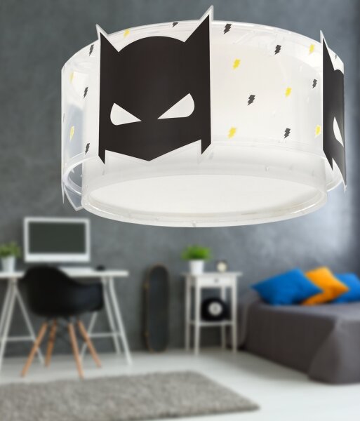 Dalber 61806 - Detské stropné svietidlo DARK HERO 2xE27/15W/230V