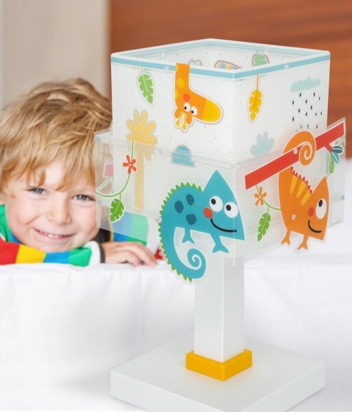 Dalber 63311 - Detská lampička HAPPY JUNGLE 1xE14/8W/230V