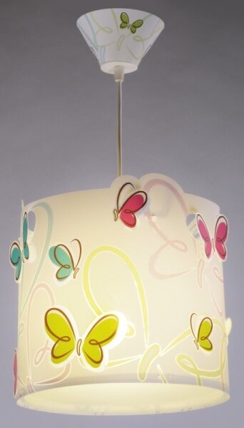 Dalber 62142 - Detský luster BUTTERFLY 1xE27/60W/230V
