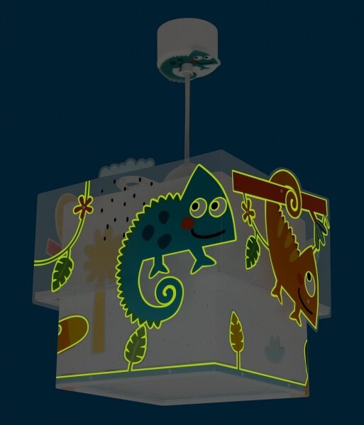Dalber 63312 - Detský luster HAPPY JUNGLE 1xE27/15W/230V