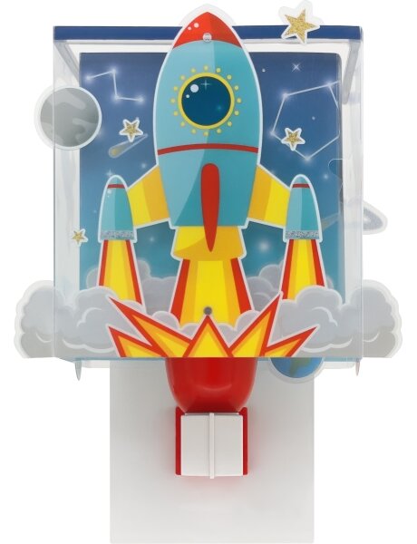Dalber 63359 - Detské nástenné svietidlo ROCKET 1xE27/15W/230V