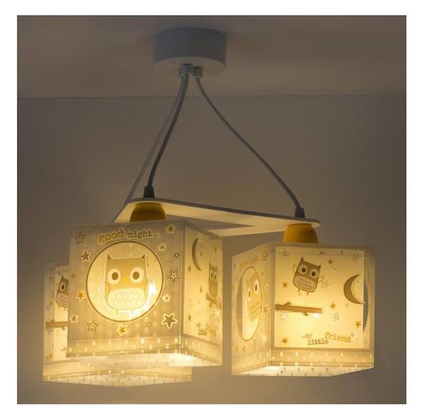 Dalber D-63394 - Detský luster GOOD NIGHT 3xE27/60W/230V