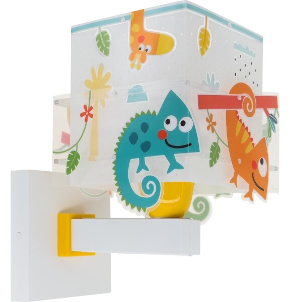 Dalber 63319 - Detské nástenné svietidlo HAPPY JUNGLE 1xE27/15W/230V