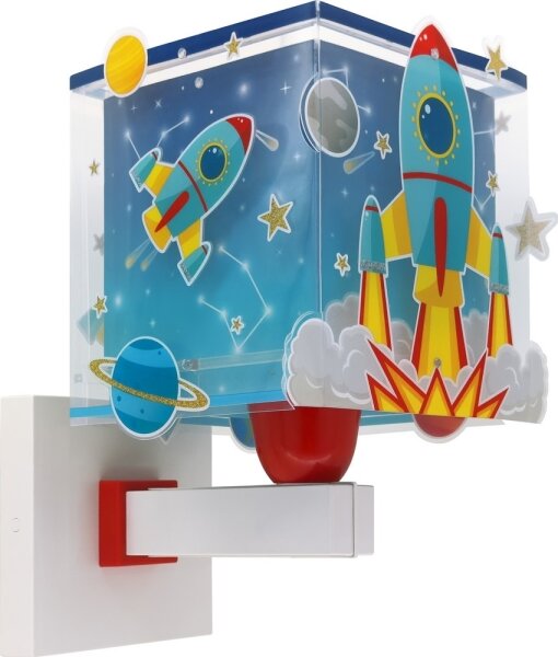 Dalber 63359 - Detské nástenné svietidlo ROCKET 1xE27/15W/230V