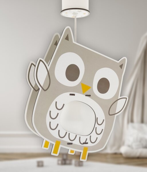 Dalber 63397 - Detský luster OWL 1xE27/15W/230V