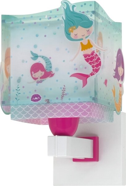 Dalber 63449 - Detské nástenné svietidlo MERMAIDS 1xE27/60W/230V