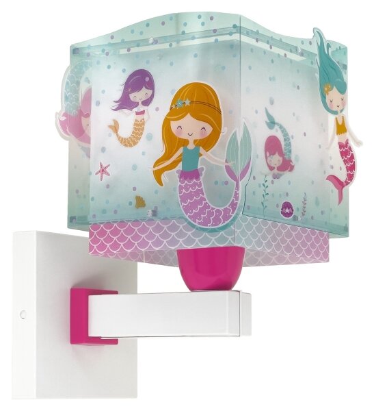 Dalber 63449 - Detské nástenné svietidlo MERMAIDS 1xE27/60W/230V