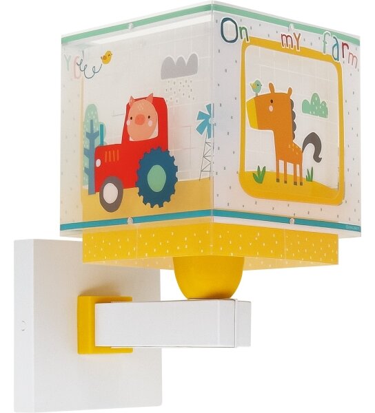 Dalber 63409 - Detské nástenné svietidlo MY FARM 1xE27/15W/230V