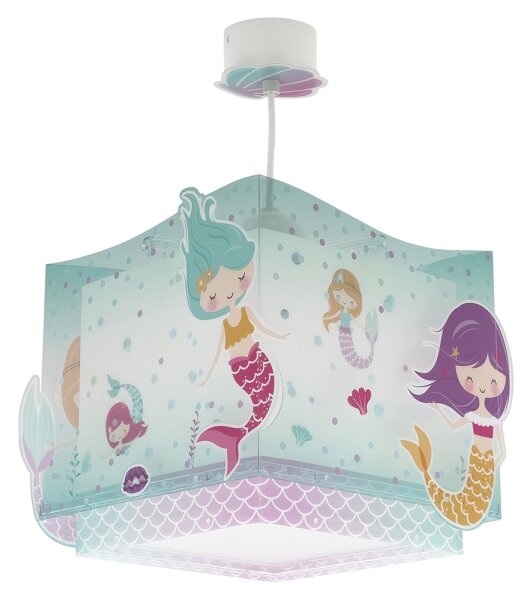 Dalber 63442 - Detský luster MERMAIDS 1xE27/60W/230V