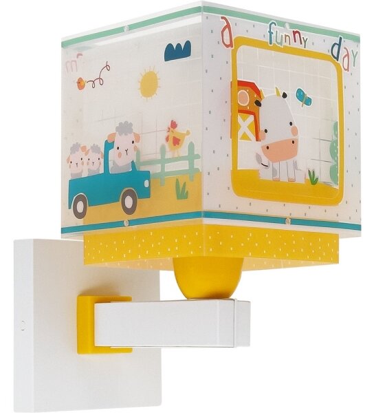 Dalber 63409 - Detské nástenné svietidlo MY FARM 1xE27/15W/230V