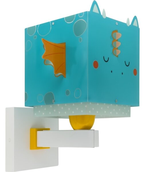 Dalber 64389 - Detské nástenné svietidlo LITTLE DRAGON 1xE27/15W/230V