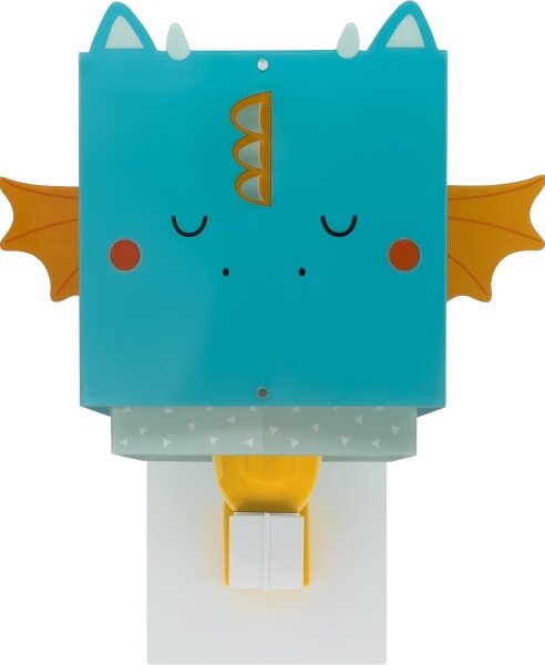 Dalber 64389 - Detské nástenné svietidlo LITTLE DRAGON 1xE27/15W/230V